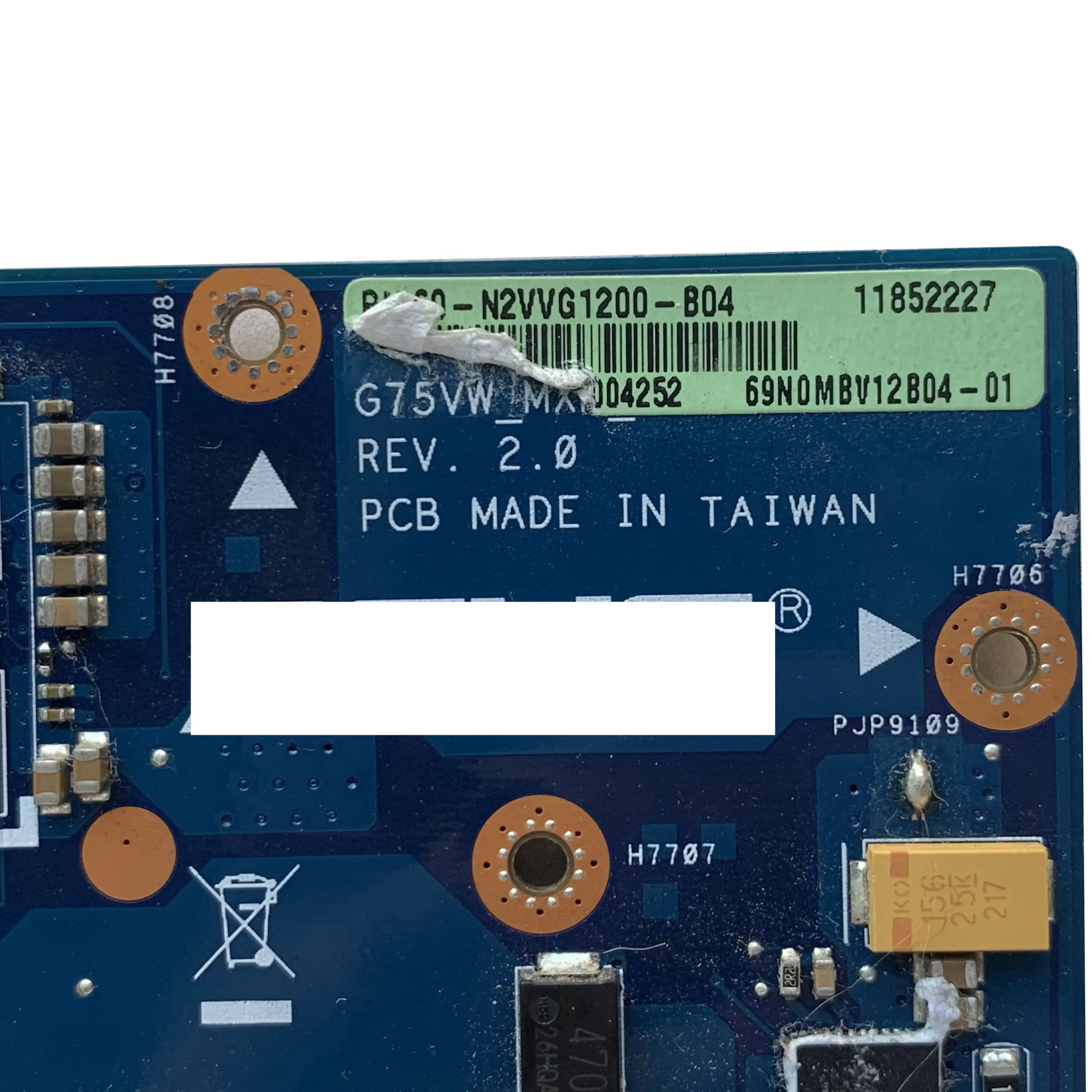 GD оригинал для Asus G75VW графическая карта ноутбука вентилятор радиатора _ MXM 670 бит