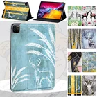 Чехол для Apple IPad Pro 9,7 дюйма (2015) iPad Pro 10,5 дюйма (2017) iPad Pro 11 дюймов 2018 2020 2021, чехол для планшета из искусственной кожи с милым рисунком оленя