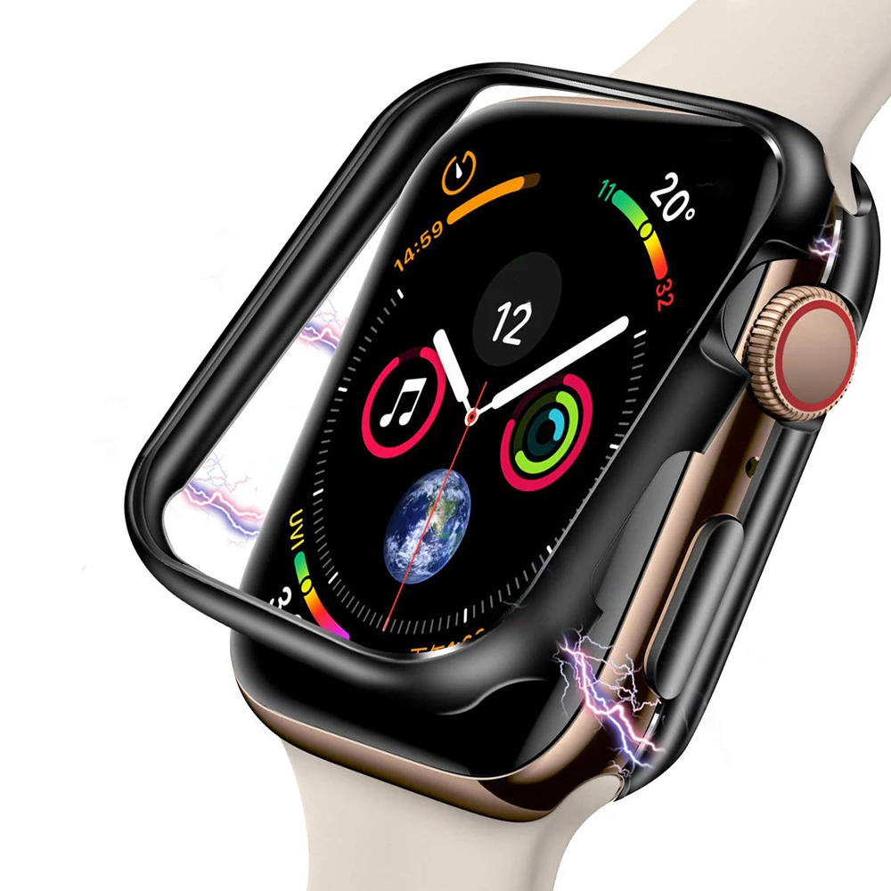 Новый Магнитный защитный чехол для часов Apple Watch 5 4 40 мм 44 360 полностью алюминиевый