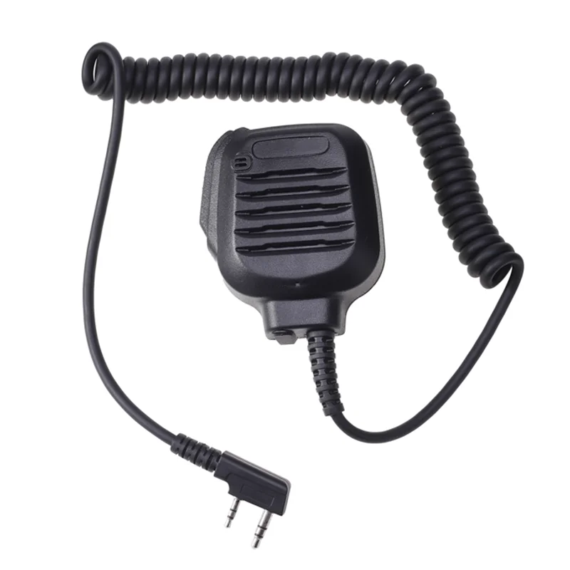 KMC-45 Shoulder Handheld Speaker Microphone PPT Mic For Kenwood Baofeng Wouxun Radio UV5R UVDIP TK2000 TK3207 TH-F7 Transceiver