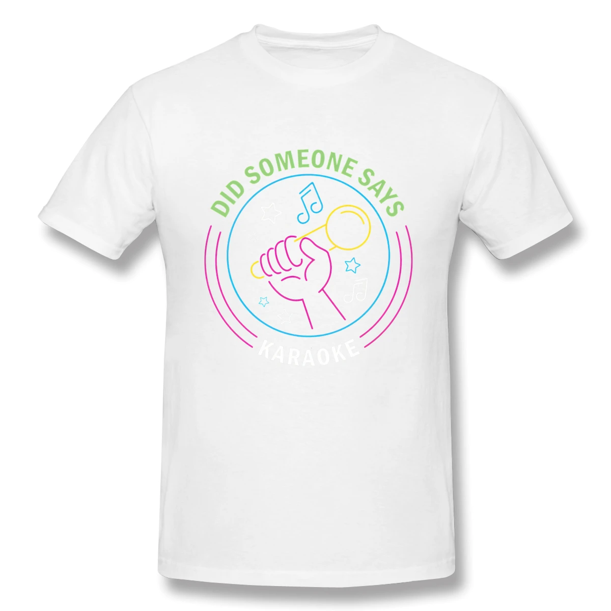 

Did Someone Says Karaoke Microphone Singing Men Clothing Casual Four Seasons Tees