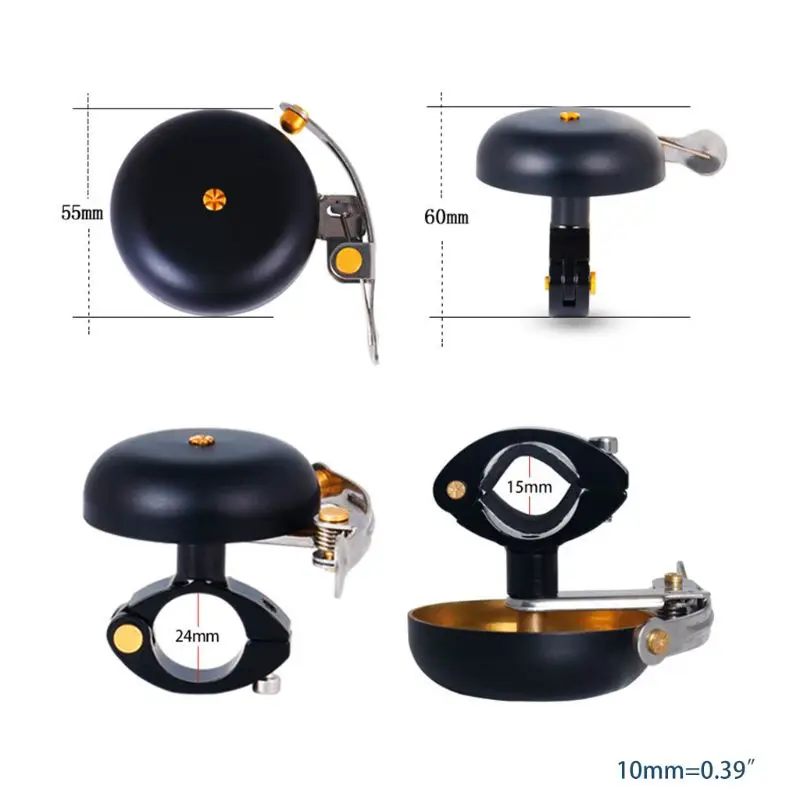 

Bike Bell Brass Bicycle Bell Make Loud Clear Sound Classic Road Bike for MTB Mountain Bike Sports Bike Horn Ring Cycling