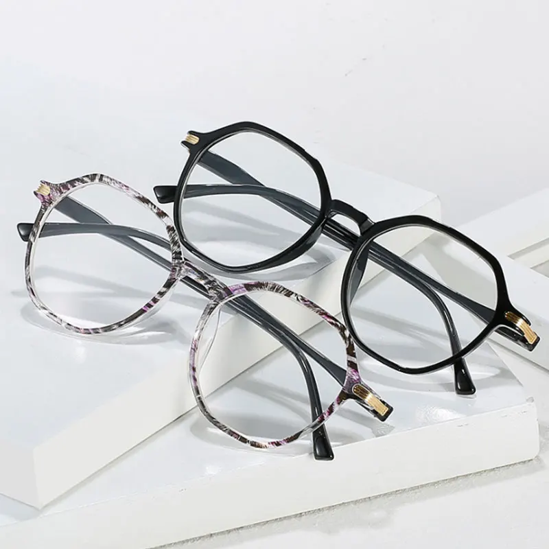 

50834 высококачественные круглые очки для чтения для мужчин и женщин Модные оптические компьютерные очки + 100 ~ + 400