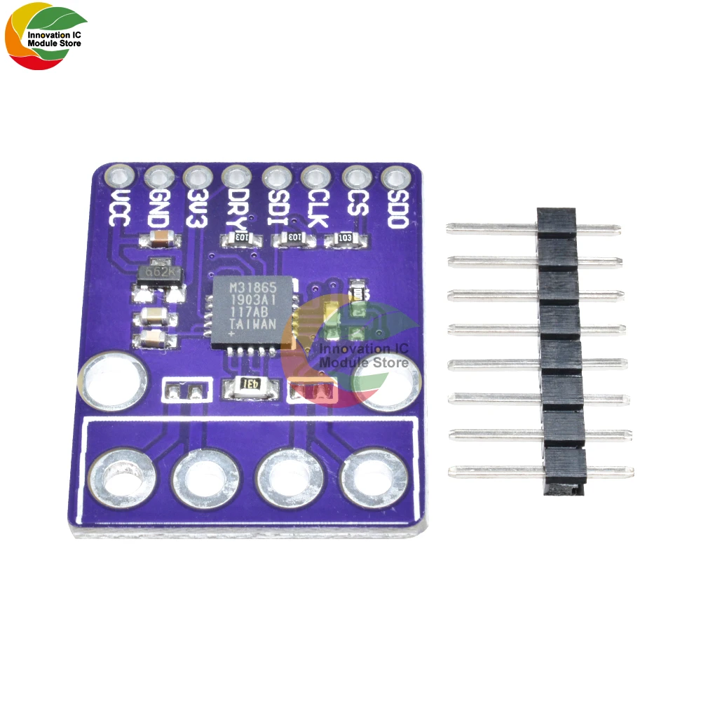 

MAX31865 PT100 PT1000 RTD Temperature Thermocouple Sensor Amplifier Module Board Thermistor 3.3V AMP for Arduino