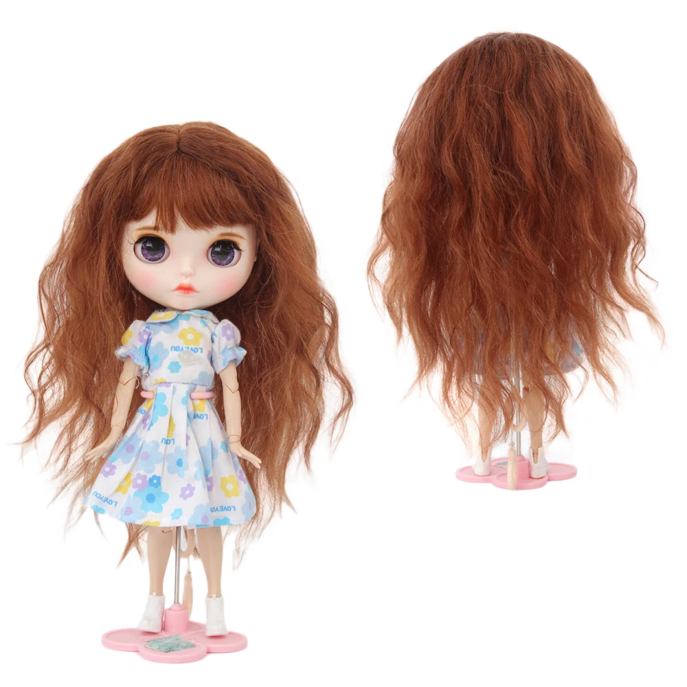 

Doll accessories 25cm Doll Wig very soft mohair wigs for BJD/Blyth Dolls