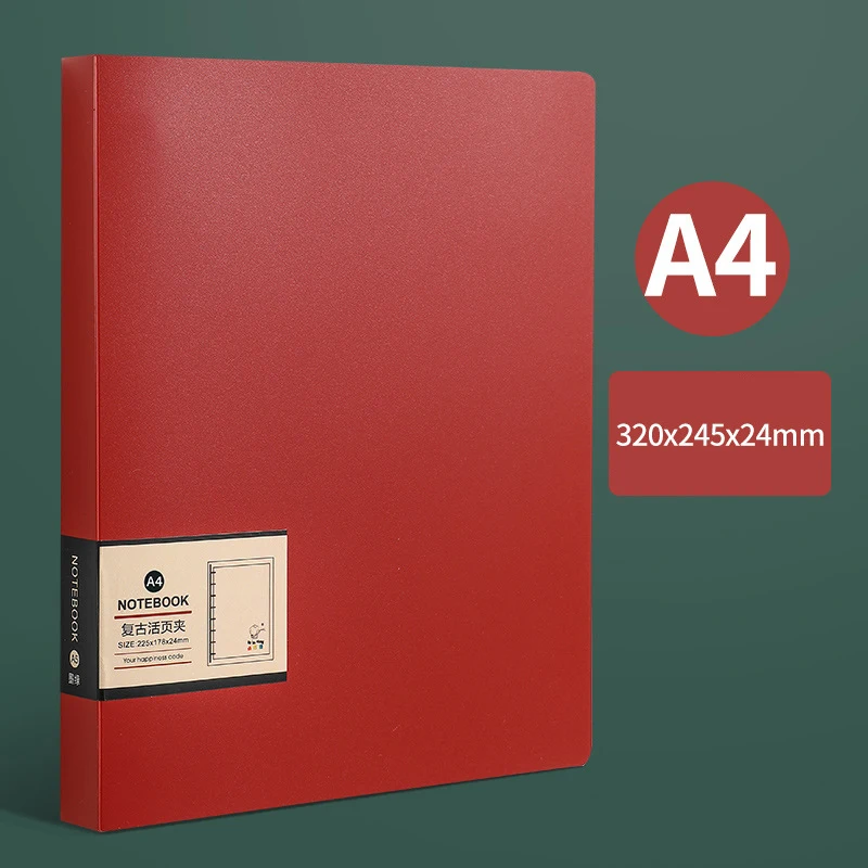 

Loose Leaf Diary Notebook A4/A5/B5 Cover Grid Line Cornell Daily Weekly Planner Agenda Organizer Notepad School Office Supplies