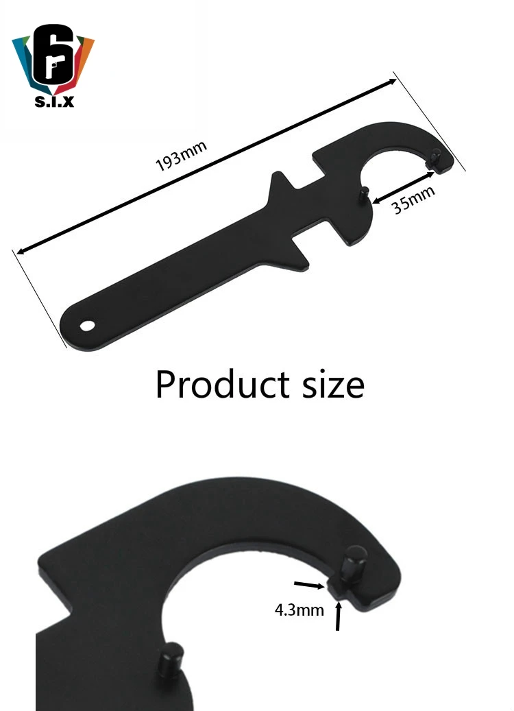 Airsoft Delta Ring &amp Butt Stock Tube Wrench Tool | Спорт и развлечения