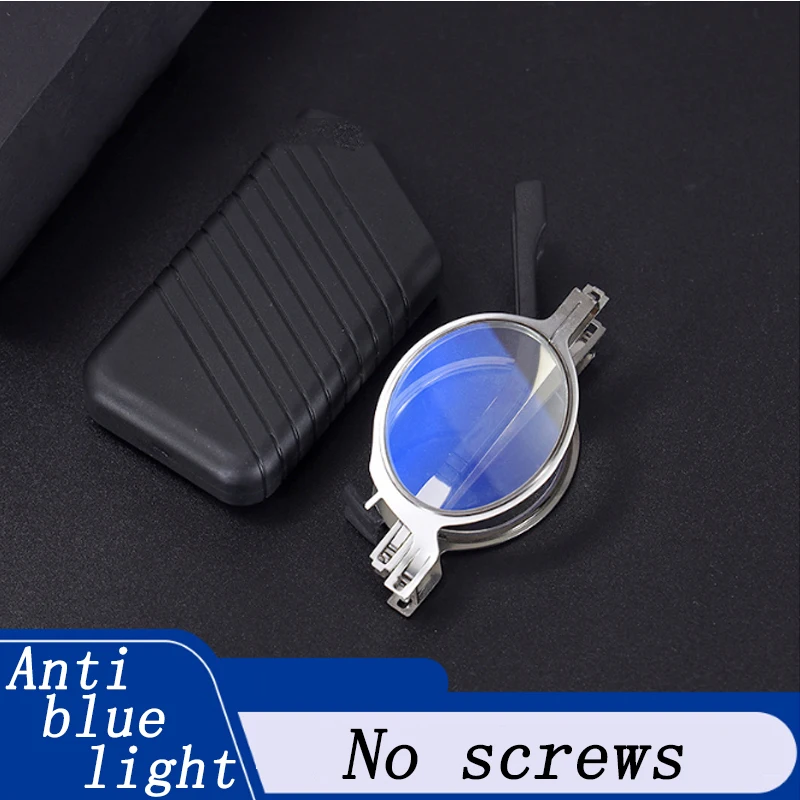 Очки для чтения складные унисекс при пресбиопии и дальнозоркости металлическая