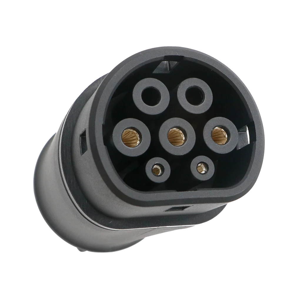 J1772 EV Adaptor Convertor Type 1 to Type2 Socket 32A Electric Vehicle Car Charger Connector Charging Adapte Adapto | Автомобили и