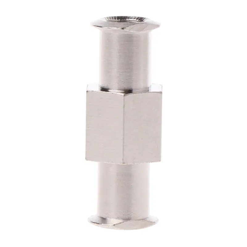 

1pcs Luer Lock Adapter Coupler Nickel Plated Brass Female to Female Fittings Connector with 4mm Aperture