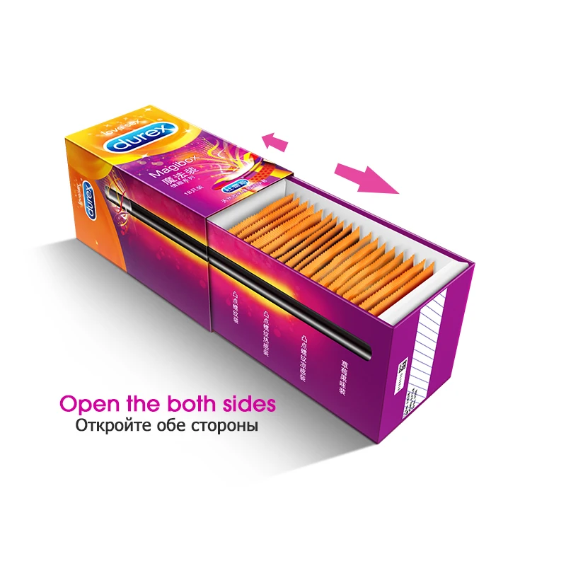 Durex Magic презервативы Спайк ледяной огненный натуральный каучук большие частицы