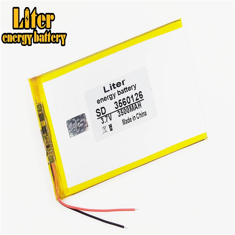 3 7 V литий полимерный аккумулятор планшета 3500 mah 3560126 планшетов DIY mobile power|lithium