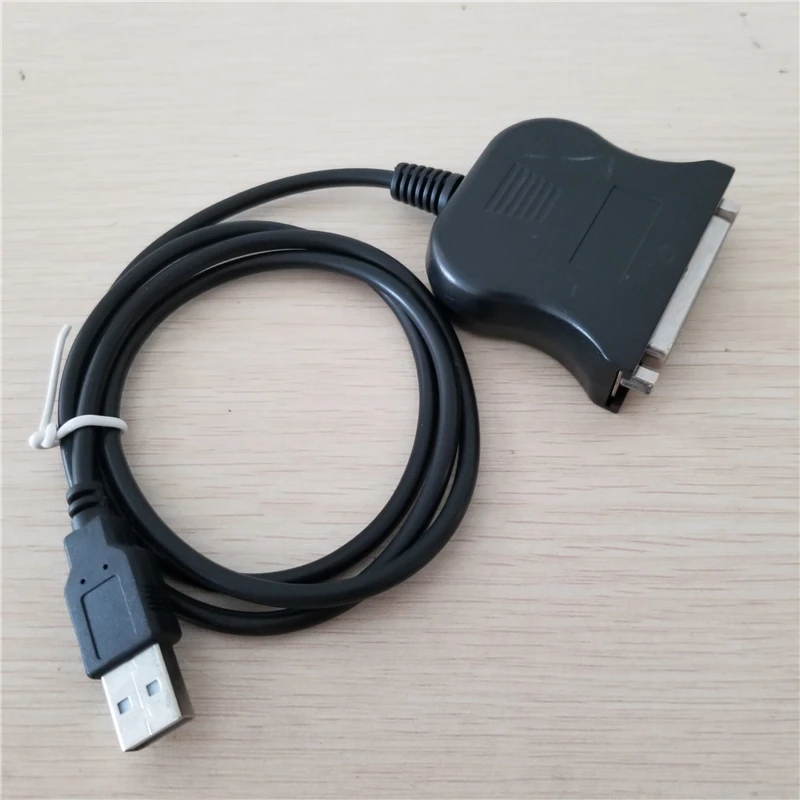 

USB DB25 25Pin Male to Female Printer Parallel Port IEEE 1284 LPT Adapter Converter Cable Cord 0.8M