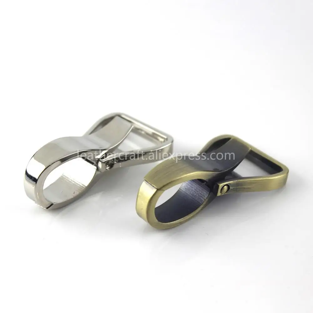 1 х металлический карабин для запуска карабина застежка кожаного ремня лямки