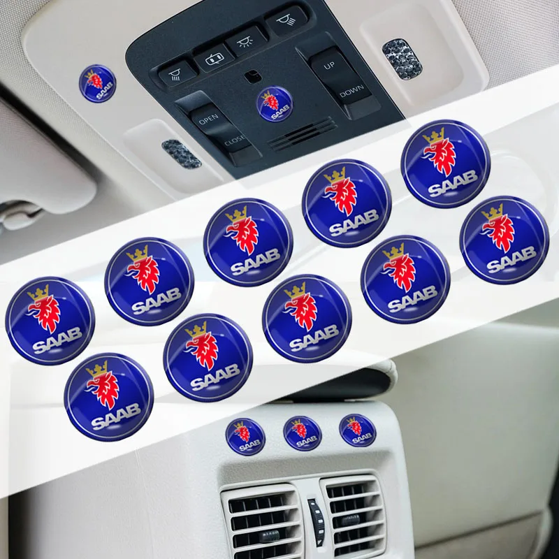10 шт. маленькая декоративная Эмблема для SAAB 9-3 9-5 93 9000 900 9-7 600 99 9-X 97X Turbo X Monster 9-2 |