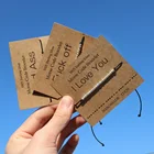 Изящный браслет из бисера I Love You дружба Morse Code с секретным сообщением для женщин и мужчин, ювелирные изделия, регулируемые подарки