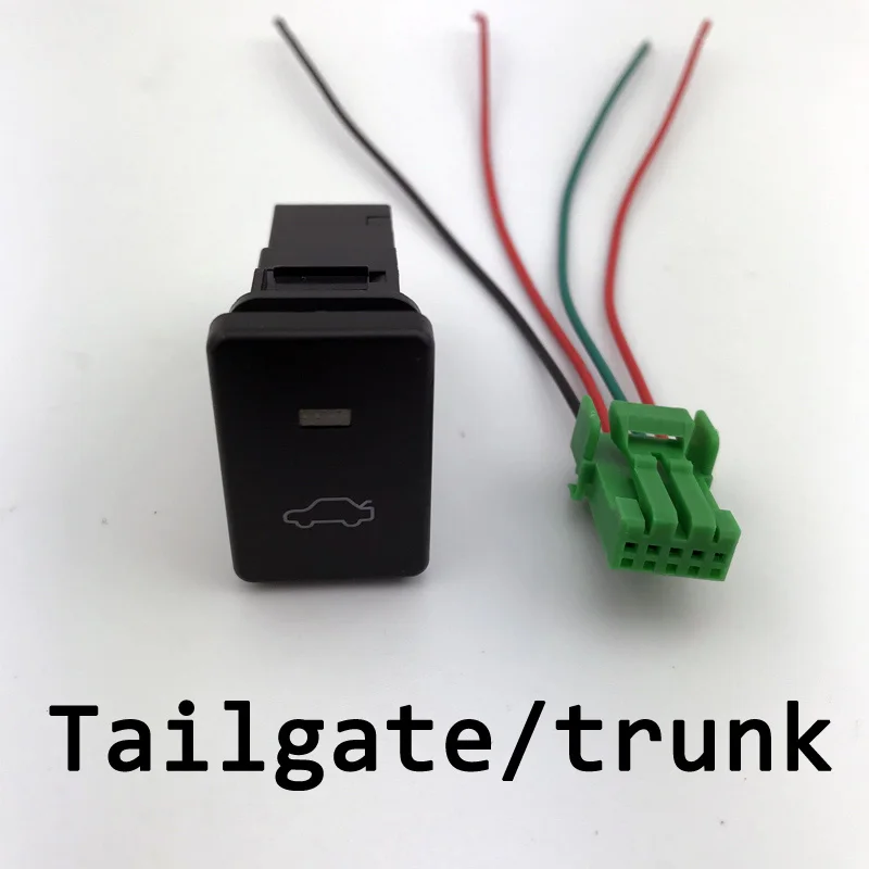 Светодиодные противотуманные фары DRL с нагревом задние ворота кнопка