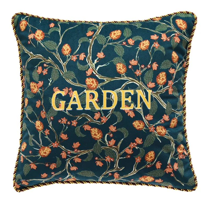 Открытый попугай чехлы на диванные подушки Чехол птицы Декор Винтаж садовая