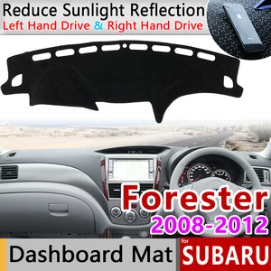 Для Subaru Forester 2008 2009 2010 2011 2012 анти-скольжения мат приборной панели ковровые покрытия Зонт коврик для приборной панели автомобиля аксессуары SG SH SJ SK