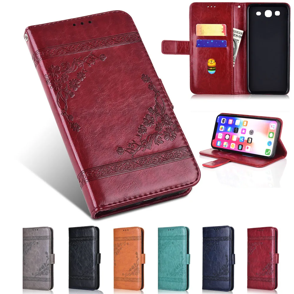 Чехол-бумажник с откидной крышкой для Samsung Galaxy S3 S4 S5 Note 10 20 J3 J2 Prime J7 Neo Nxt Core 2 G360H Grand J1