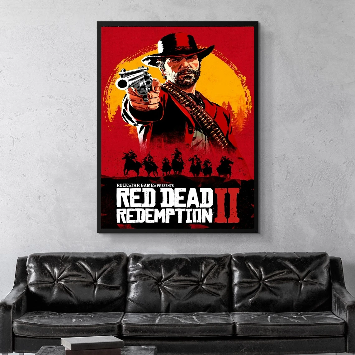 Игровой постер Red Dead Redemption 2 украшение для домашней настенной живописи (без рамки)