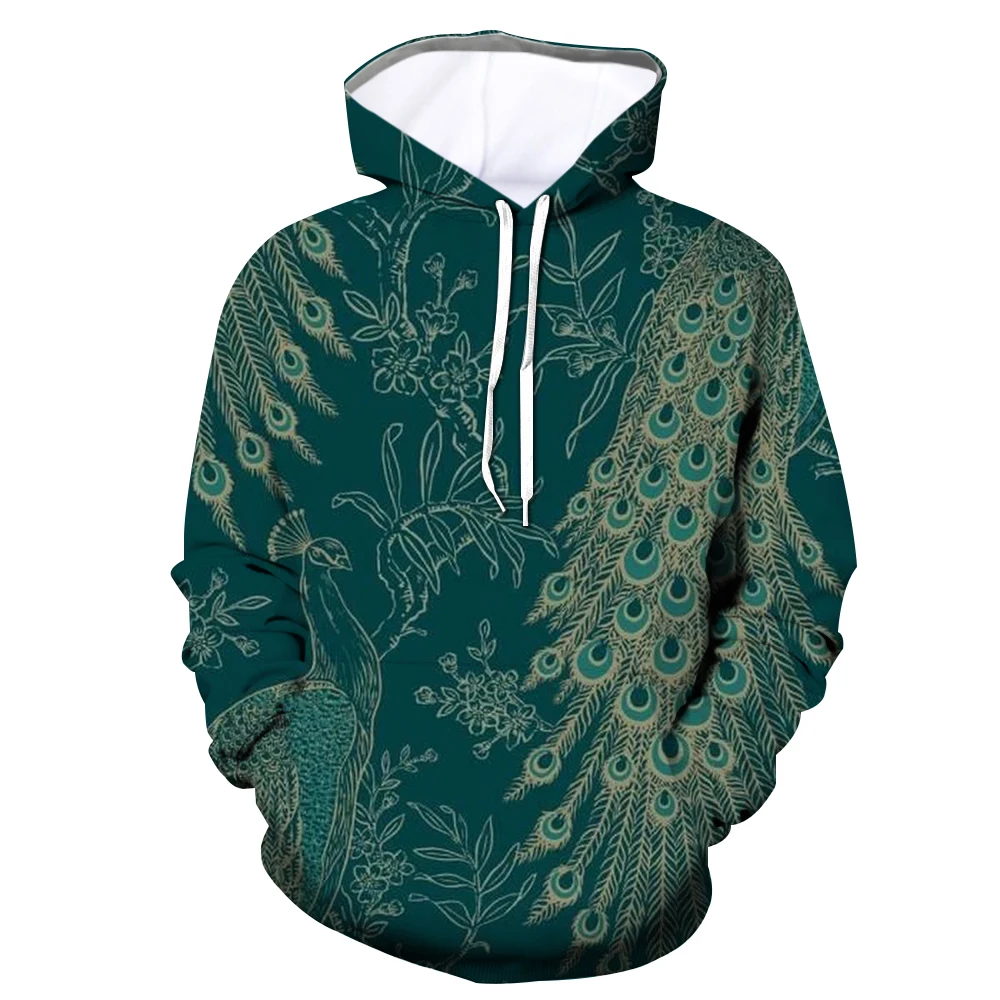 

The New 2020 Has Fluff Inside And 3d Printed Casual Color Striped Hoodie For Men'S Fall Fashion Sport Hoodie Street Wear