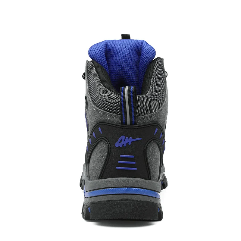 Мужские Нескользящие кроссовки JUNJARM Черные Водонепроницаемые уличные ботинки на