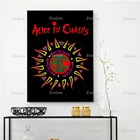 Постер с логотипом Alice In Chains, рок, винтажный рисунок, произведение искусства, музыкальная группа, домашний декор, холст, настенные художественные принты, уникальный подарок, плавающая рамка