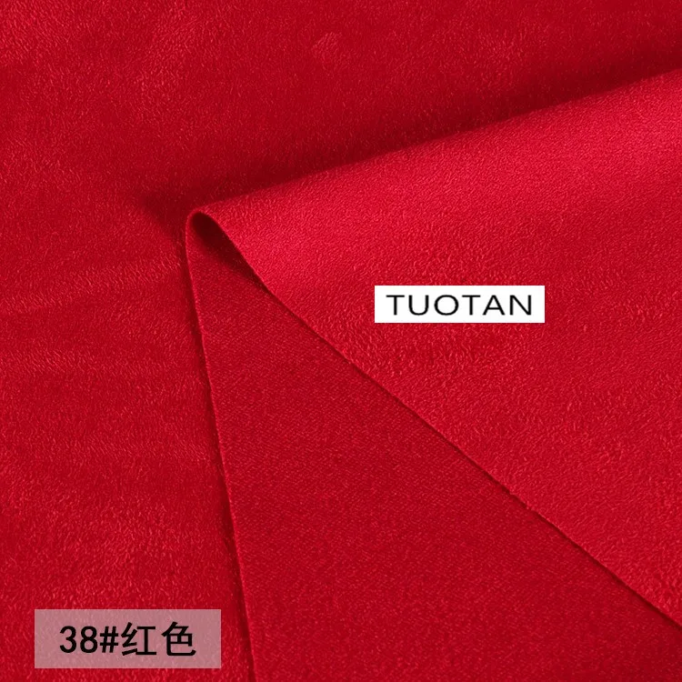 Красная односторонняя ткань ручной работы сделай сам для одежды Мягкая матовая