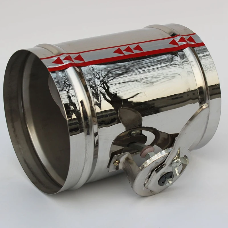 Ручной демпфер из нержавеющей стали 125 мм регулятор объема воздуха ручной