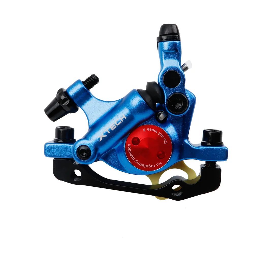 ZOOM XTECH HB100 MTB Горный Дорожный велосипед линия Тяговая гидравлическая Дисковая тормозная установка передние и задние суппорты - Цвет: Blue Front caliper