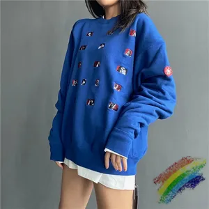 Э CAVEMPT Вышивка Фото круглый вырез горловины с 20AW Crewneck Для мужчин женские 1:1 Высокое качество кофты Cavempt толстовки