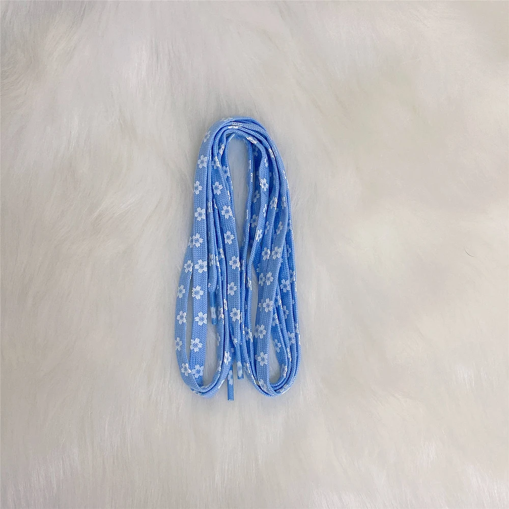

9 style 1970s Cherry Blossom Pink Shoelace High-Cut Low-Cut Original Female Flower Lace Decorative Buckle Female Shoelace