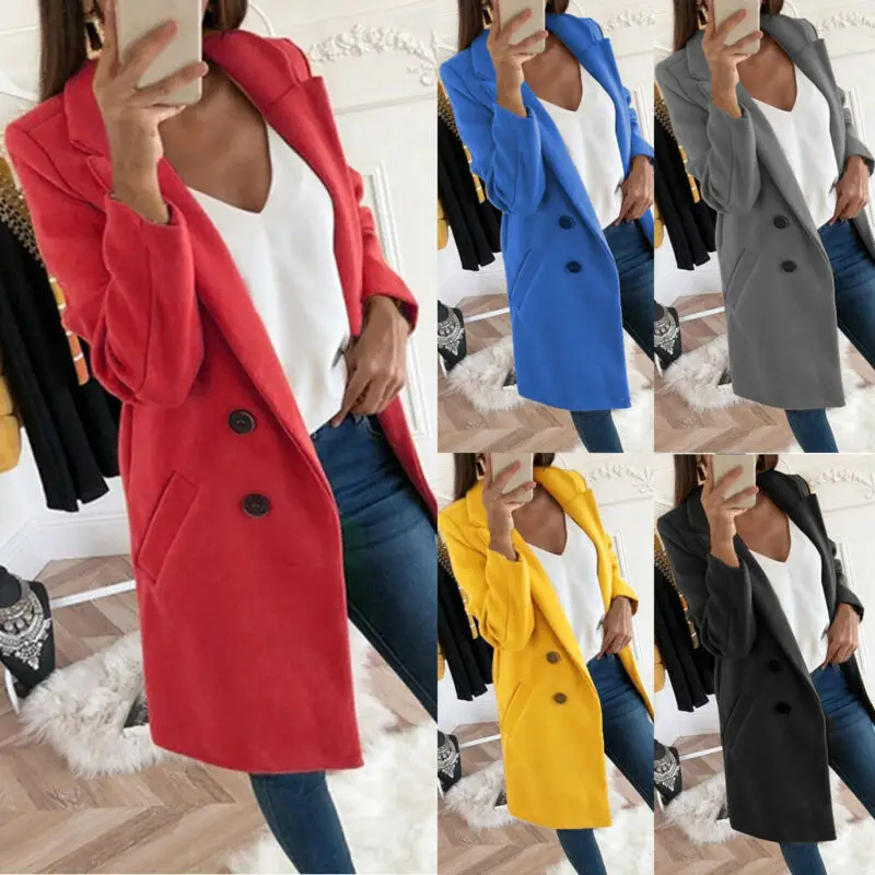 Женские блейзеры и куртки 2019 Женское пальто на пуговицах офисный Женский блейзер