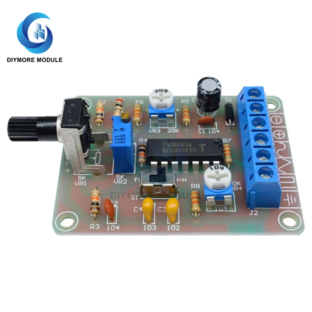 Модуль генератора сигналов ICL8038 синусоидальный квадратный треугольник форма