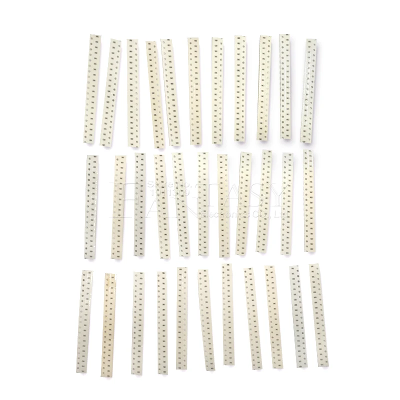 36 значений * 20 шт. = 7 0603 SMD конденсатор в ассортименте 1pF 10uF компонент diy набор