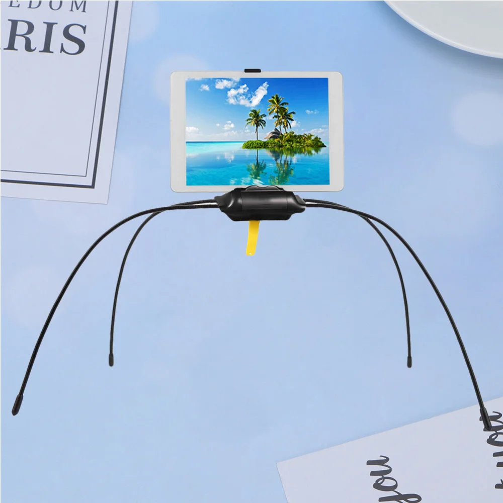 

Cell Phone Holder Flexible Phone Holder Spider Shape Phone Tablet Bracket Multifunctional Phone Rack (Black)