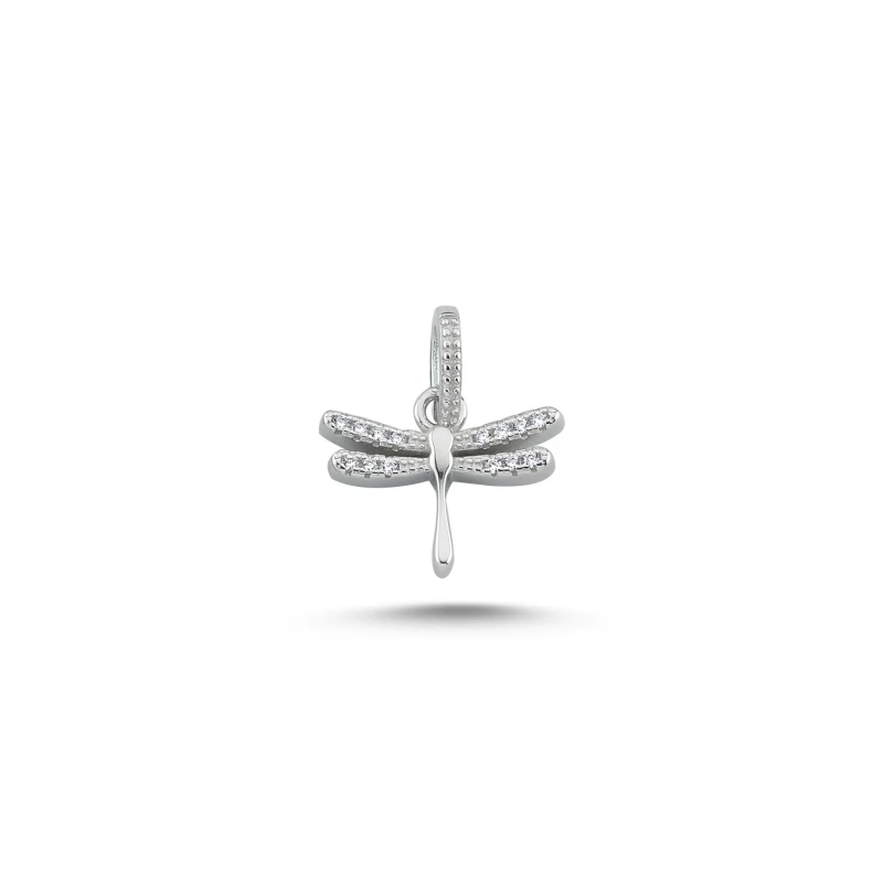 

Серебряный кулон в виде стрекозы из циркония Silverlina