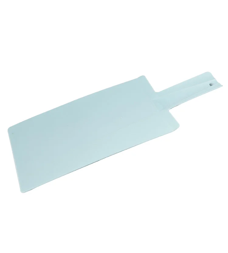 light blue 1 шт. складные Разделочные Блоки пищевой пластик Овощной разделочная доска для мяса Многофункциональные кухонные принадлежности 38,2*21,5 см - Цвет: light blue
