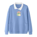 Женская толстовка с длинным рукавом, большие размеры