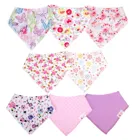 Нагрудники для новорожденных из 100% хлопка, мягкие детские нагрудники-бандана, треугольные полотенца, Мультяшные нагрудники для кормления мальчиков и девочек, детский подарок