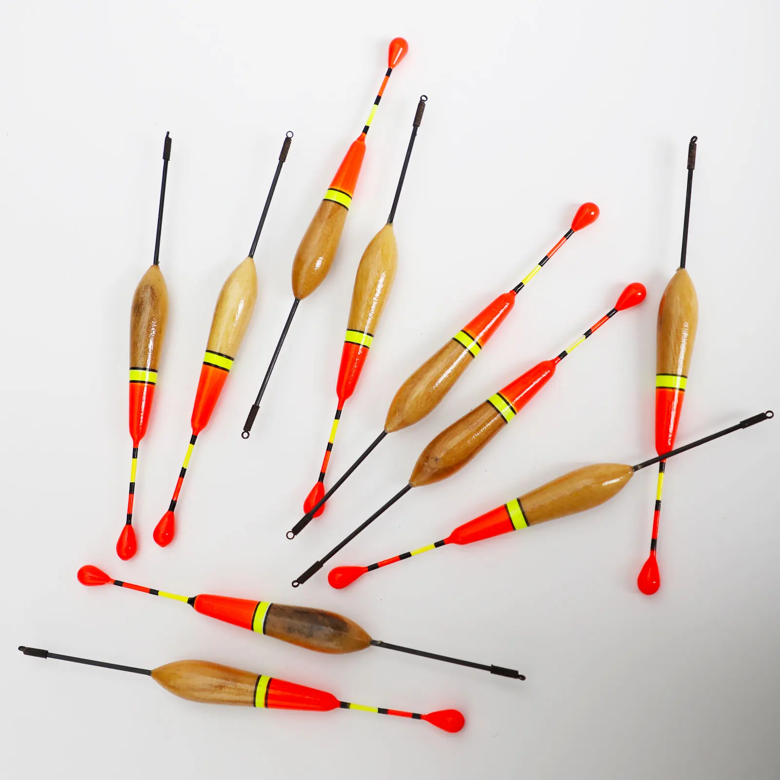 10 шт./лот Рыболовные Поплавки пробковая плавающая антенна комплект деревянных