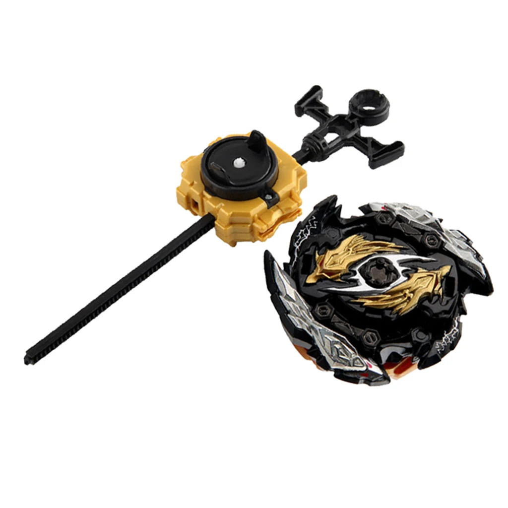 

Alloy Burst Spinning Top with with 4D Launcher Starter Grip Playset B-00-144