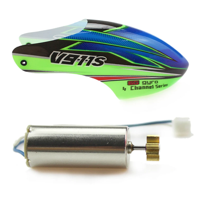 

V911S Canopy / Head Cover V911S.0003 For Wltoys V911S Rc Helicopter Spare Parts With Coreless Main Motor V966-010 For Wltoys V96