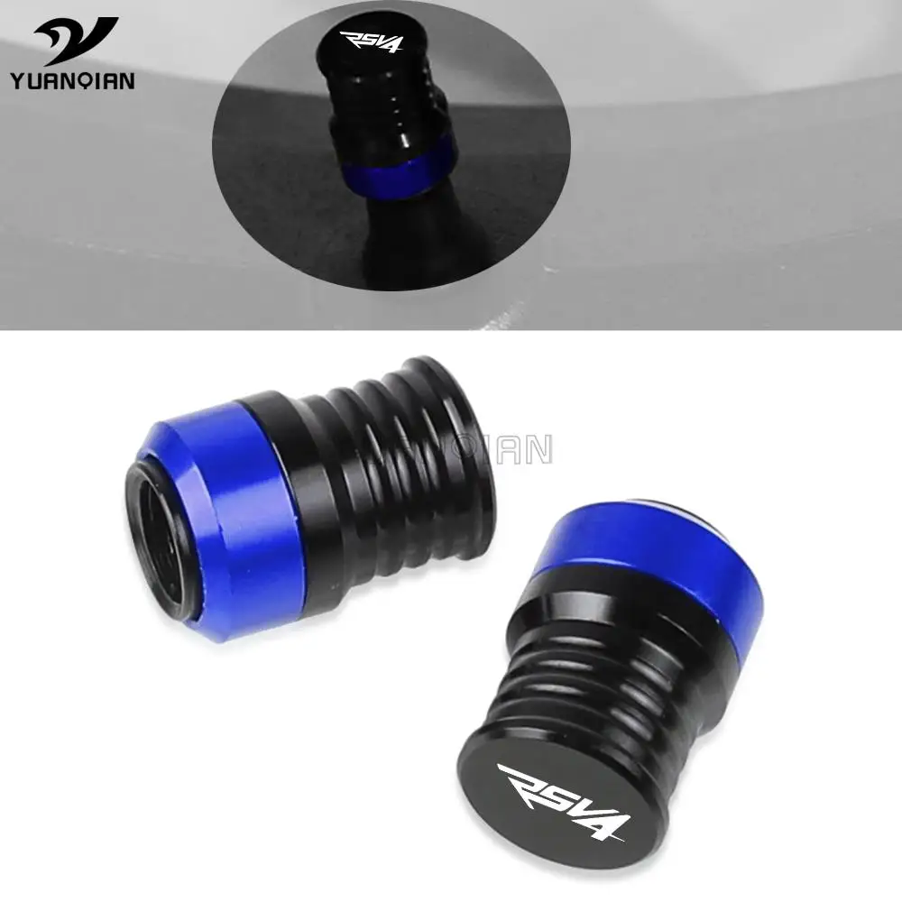 

Wheel Tire Valve Stem Caps CNC Airtight Covers FOR Aprilia RSV4 RSV 4 1000 2020 2019 2021 Motorcycle Wheel Stem Airtight Cover