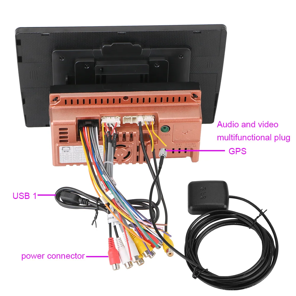 android 8 1 car radio 2 din 10 touch screen retractable gps autoradio auto parts car multimedia mp5 player wifi bluetooth mp5 free global shipping