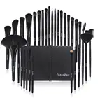 Кисти для макияжа, 32 шт., для основы, хайлайтера, румян, пудры, с косметичкой, наборы кистей для макияжа