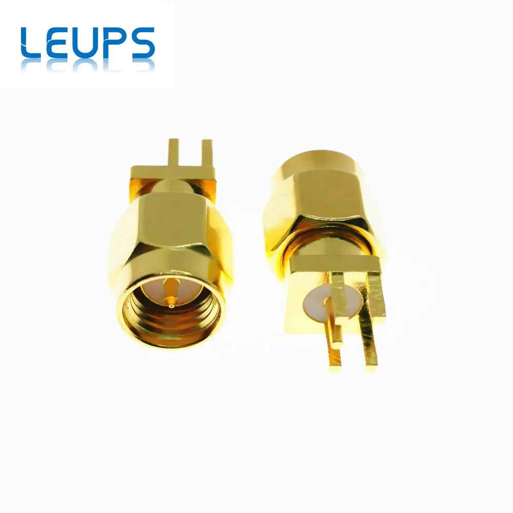 20 шт. разъем SMA папа с зажимом для печатной платы радиочастотный Соединитель