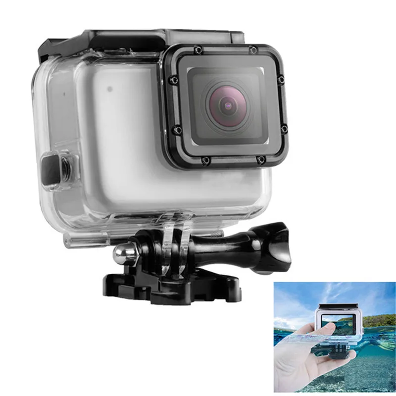 45 м подводный водонепроницаемый чехол для GoPro Hero 7 Черный Защитный корпус