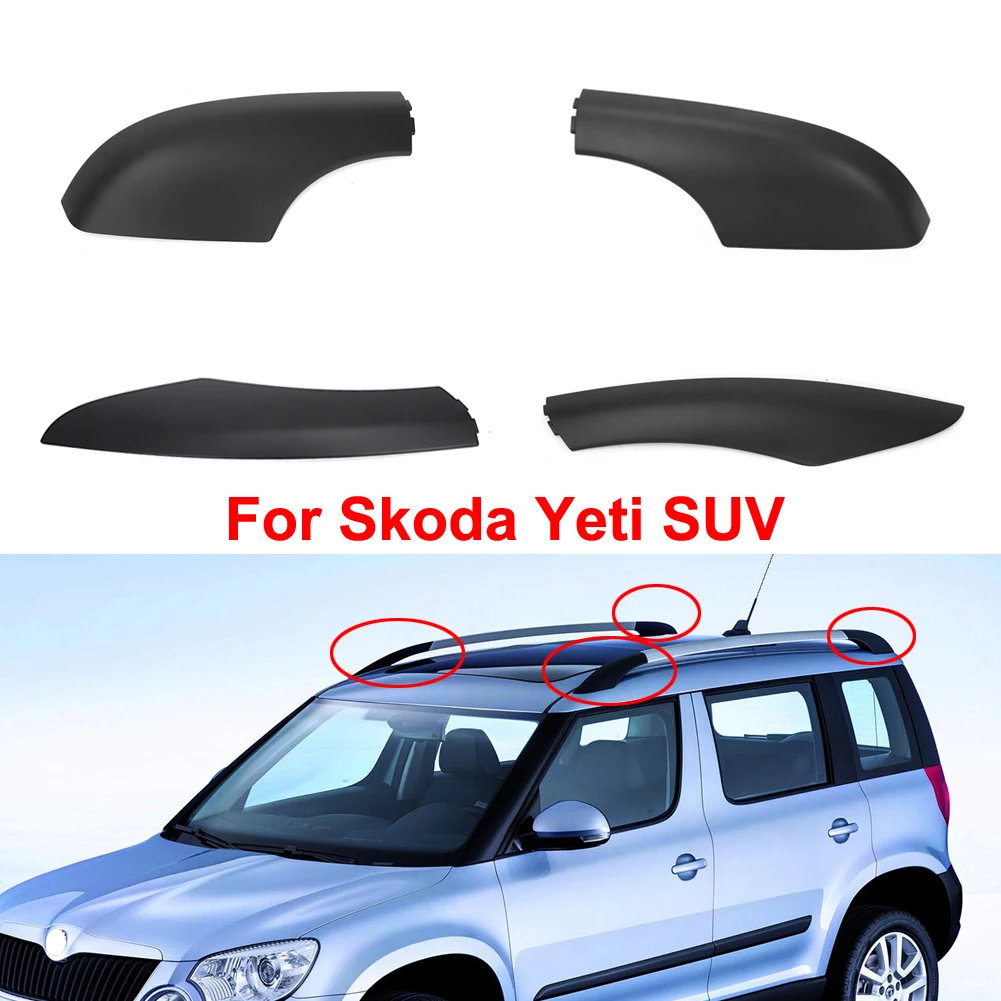 

For Skoda Yeti SUV Front Rear Left Right Roof Rack Cover Roof Bar Roof Rail End Shell Luggage Rack Guard Replace 5LD 860 146